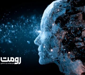 چهره دیجیتالی مفهومی از هوش مصنوعی و فناوری داده | تصویر نمادین از آینده فناوری و یادگیری ماشینی